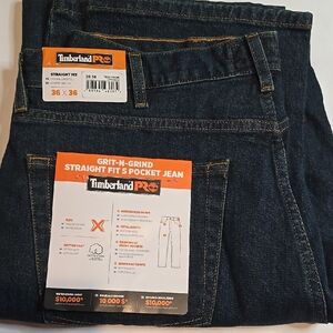 Timberland PRO Men's Straight Fit Jeans - Dark Blue